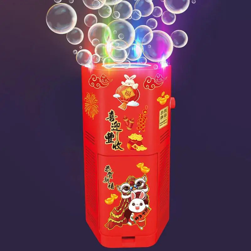 Máquina de bolhas Firewoork Bubble - luz LED - Portátil